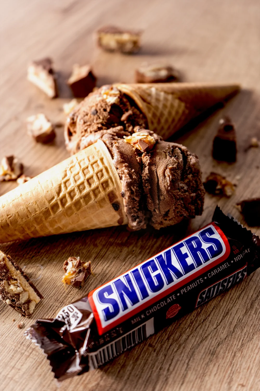 Helado de Snickers